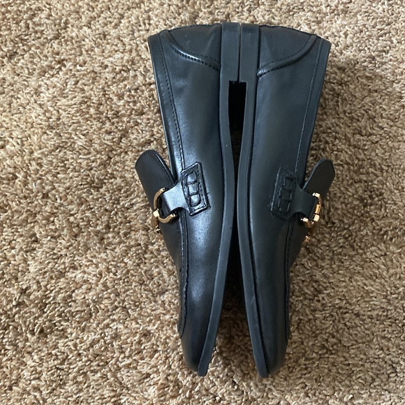 Zara | Black Leather Horsebit Loafers - Picture 4 of 8